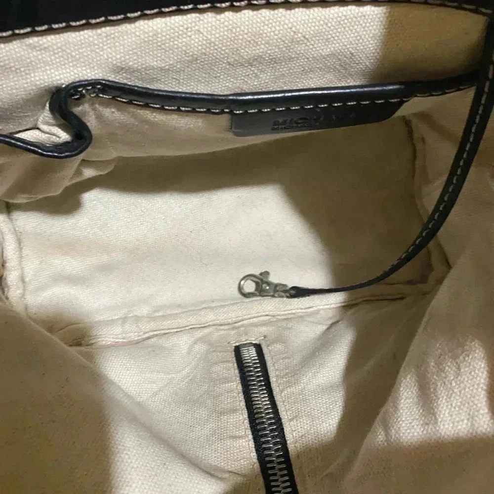 Michael kors Black canvas backpack